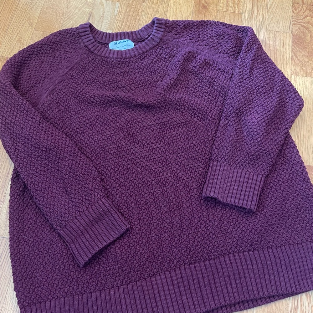 Old Navy Women's Purple Sweater FREE with purchase